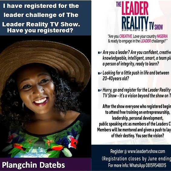 TheLeaderTVShow's tweet photo. Registration is still on. 
Click to register: https://t.co/YKDONFUtO8 https://t.co/LCTjh6CHbE