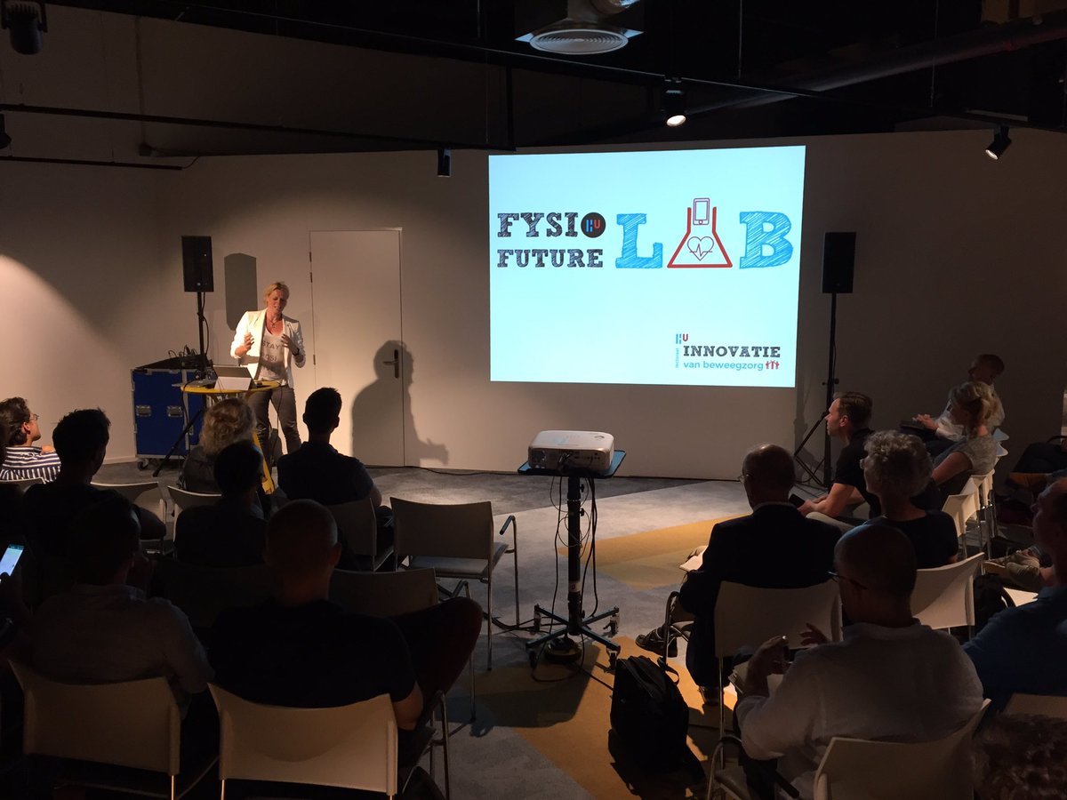 Kick-off Fysio Future Lab!! Hoera, we gaan van start! Techniek voor en door de fysio en patiënt <a href="/HU_Beweegzorg/">Lectoraat Beweegzorg</a> <a href="/HKUtrecht/">HKU</a> <a href="/ucreate_nl/">U CREATE</a>