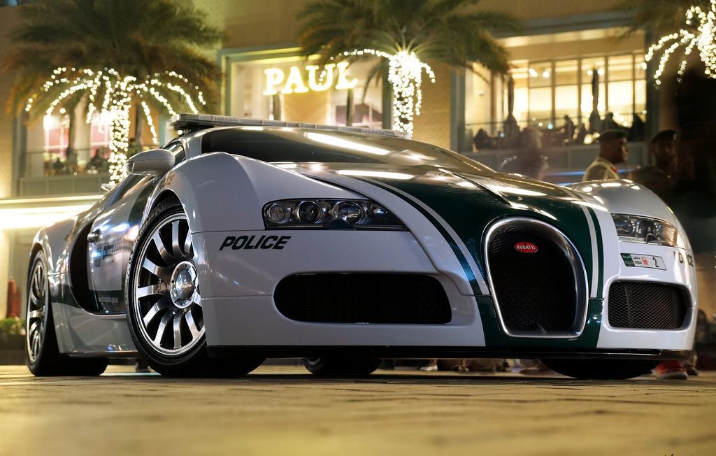 Police Bugatti Veyron