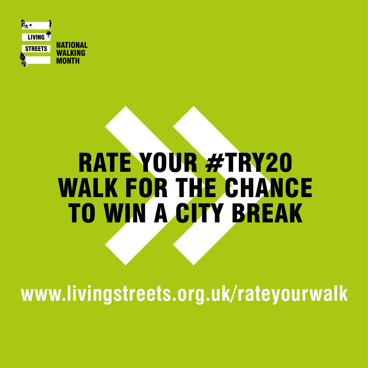 livingstreets's tweet photo. #RateYourWalk before the end of #NationalWalkingMonth & you could win a family city break https://t.co/jIpsrdfkTn https://t.co/SK0ZnJ9059