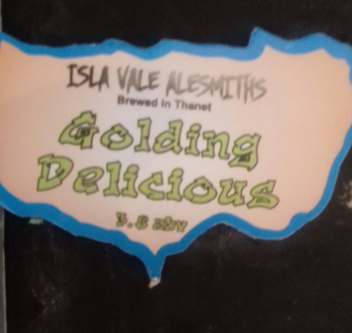 unexpectedales's tweet photo. New beer on: Isla Vale Alesmiths  - Golding Delicious 3.8% https://t.co/eNeoTufdDc