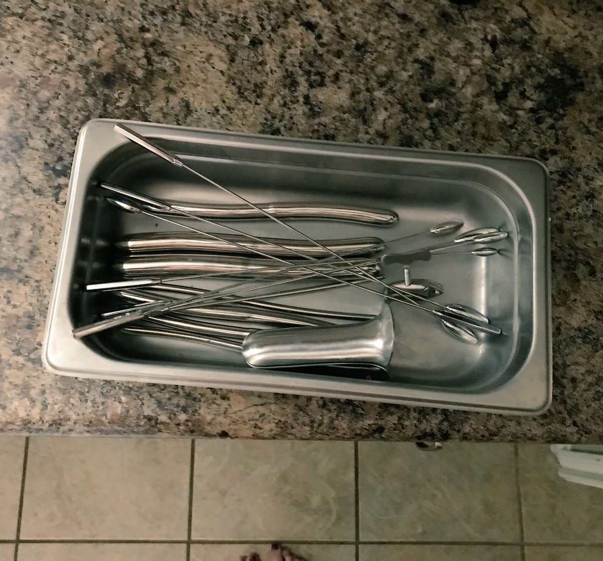 Scarlet_OShea's tweet photo. I have to ge all these washed &amp; put away. Not explaining #MedFet to my dad. #SexWorkProblems https://t.co/4DhoHiFpA5