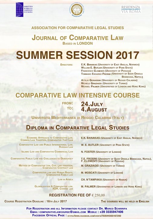Francesco Clementi (@clementif) on Twitter photo Apply to the Summer School in Comparative Law / <a href="/associadpce/">associazione dpce</a> ; <a href="/dpceonline/">DPCE</a> , <a href="/CherylSaunders1/">Cheryl Saunders</a> <a href="/DirComparati/">Diritti Comparati</a> <a href="/JurisDiversitas/">ComparativeLaw</a> <a href="/CompStudOSU/">Comparative Studies OSU</a> Apply to the Summer School in Comparative Law / <a href="/associadpce/">associazione dpce</a> ; <a href="/dpceonline/">DPCE</a> , <a href="/CherylSaunders1/">Cheryl Saunders</a> <a href="/DirComparati/">Diritti Comparati</a> <a href="/JurisDiversitas/">ComparativeLaw</a> <a href="/CompStudOSU/">Comparative Studies OSU</a>