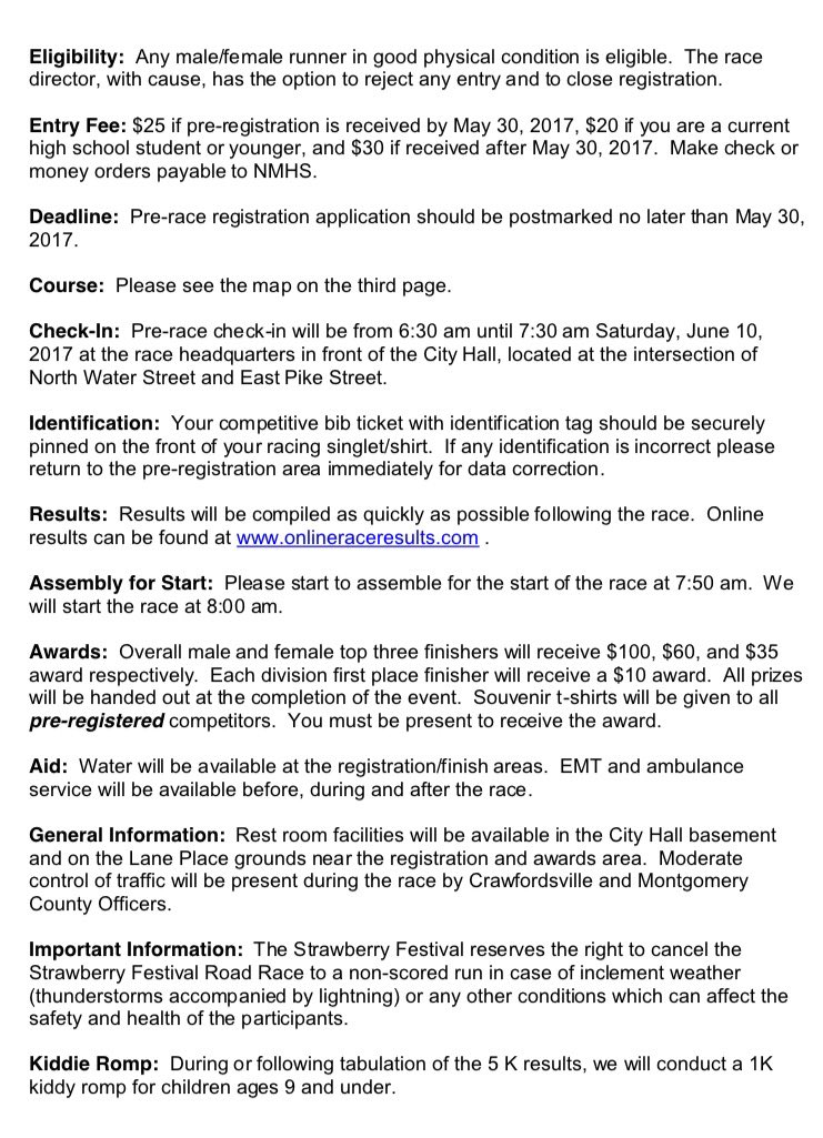 NMCSCTrueNorth's tweet photo. Don't miss the Strawberry Festival 5K &amp; 1K Kiddie Romp! https://t.co/93otg74qbR