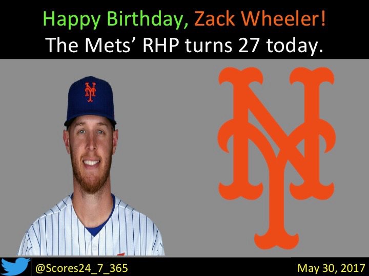  happy birthday Zack Wheeler! 