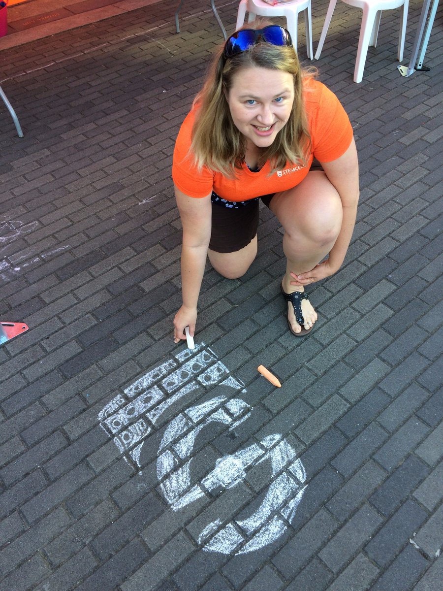 STEMCELLTech's tweet photo. Super woman or Nadya our sales training manager? The Microsemi #BCScienceFair Fun Run was a great opportunity to support budding scientists https://t.co/NH5bJdNCUt