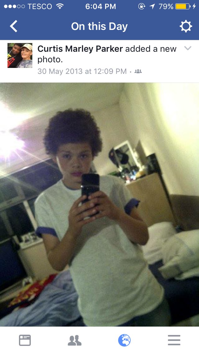 Before I found a barber and hit puberty😭😭😭