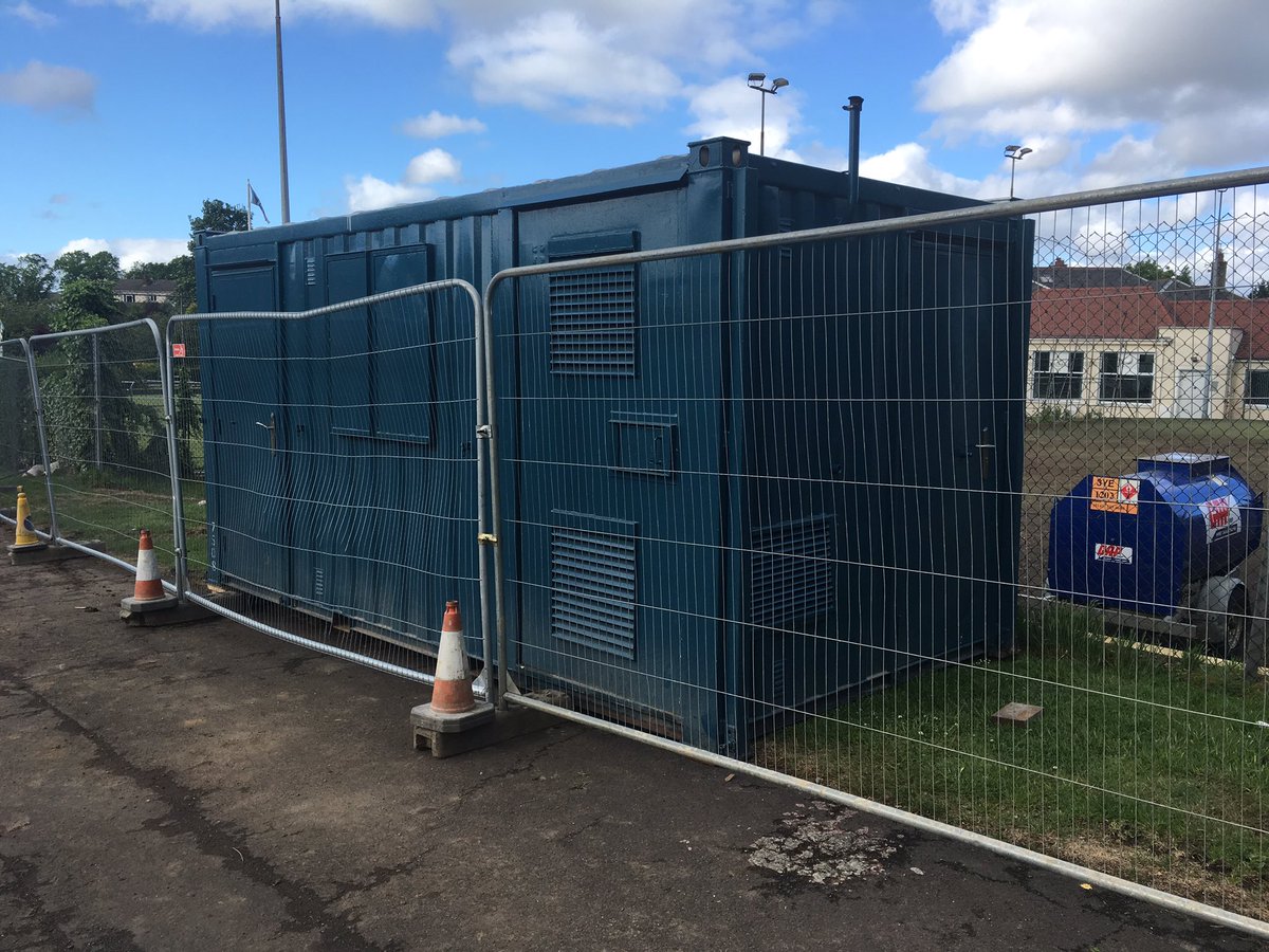 Don't panic, it's not our new clubhouse! 😂 The <a href="/Allsportscm/">Allsportscm</a> Welfare Cabin has arrived! #ReturnToSplendour