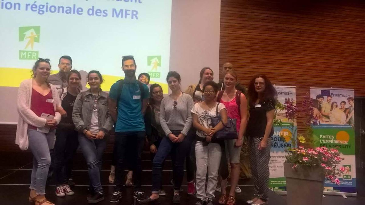 SophieMollot's tweet photo. Forum de la mobilité #MFRBFC #BTSADATR #erasmusmfrbfc https://t.co/fTk5K5brYj