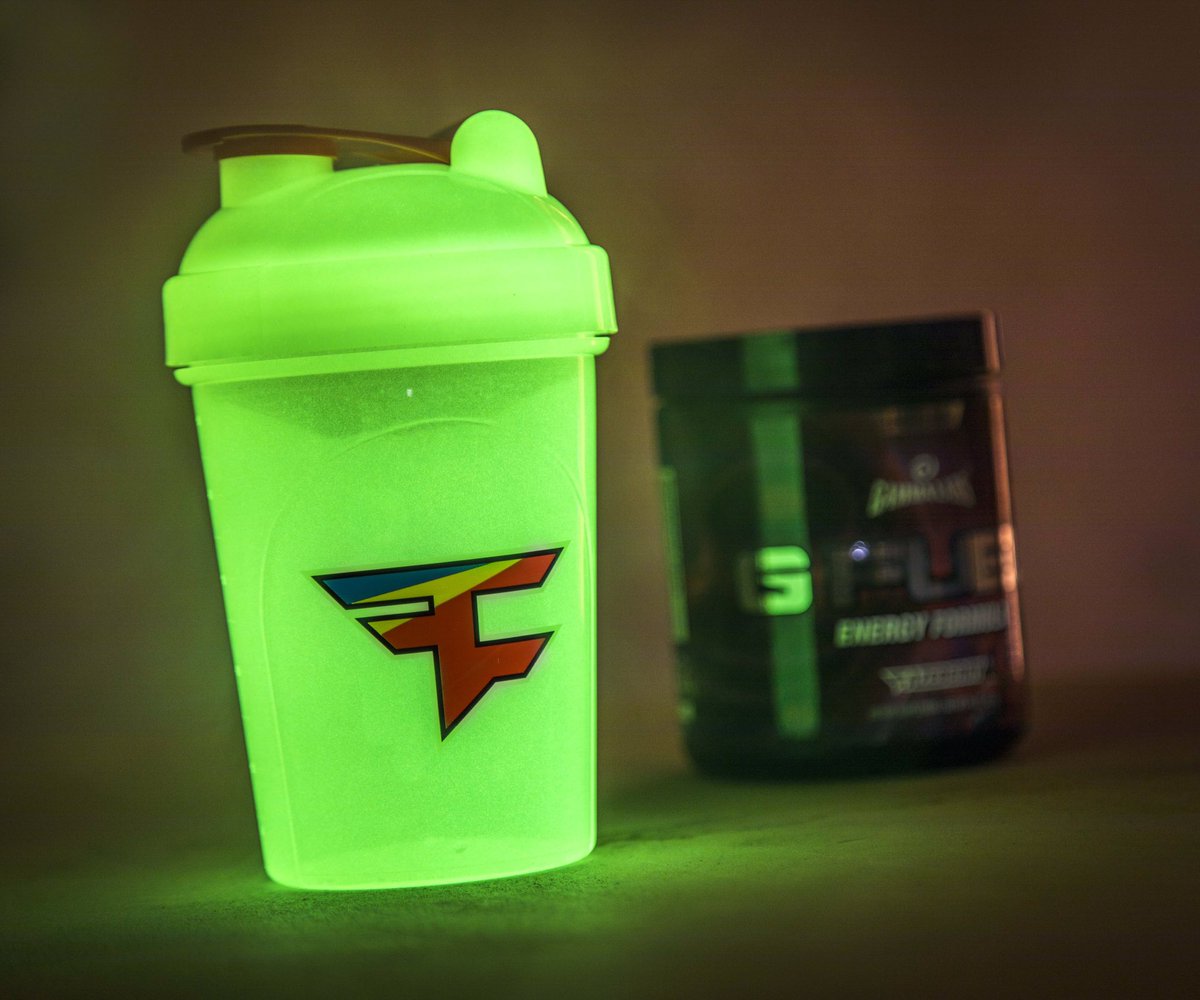 GFuelEnergy's tweet photo. We're now taking pre-orders on our fabulous, glow-in-the-dark, 7yr anniversary @FaZeClan Shaker! Link below...😎🎉

https://t.co/kDaZImL0SY https://t.co/pCYRjeenNc