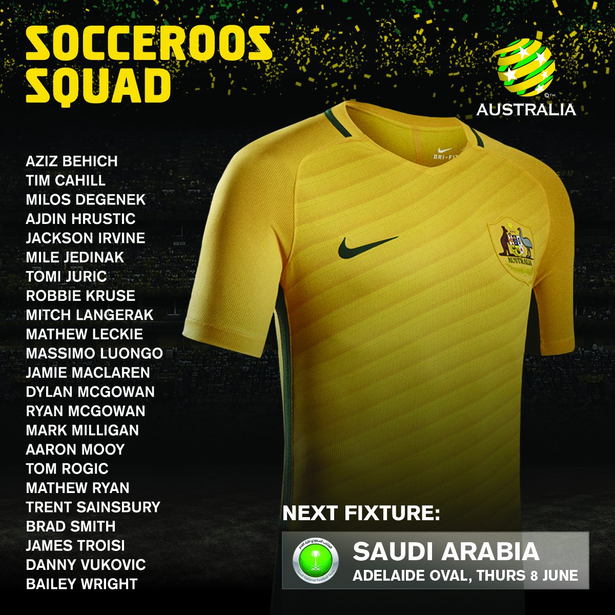 socceroos jersey 2017