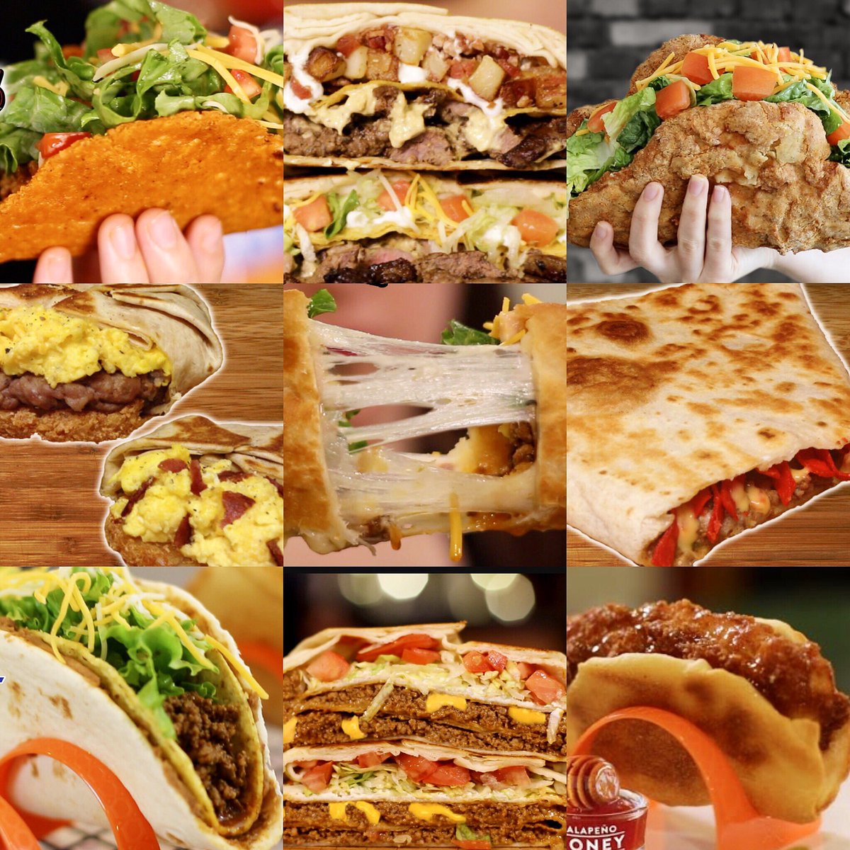 HellthyJunkFood's tweet image. Got a favorite @tacobell recipe? Let us know! #tacotuesday 😱🌮🤔 #hungeralert #diy #recipe #foodporn #tasty #tacos