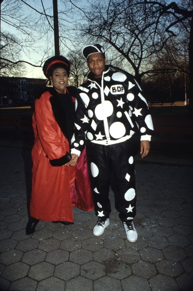 Detroit Griot on X: Eric B. & Rakim wearing Dapper Dan Gucci outfits  posing in front of a Bentley and Mercedes-Benz. This was for the 1988  Follow The Leader photo shoot.  /