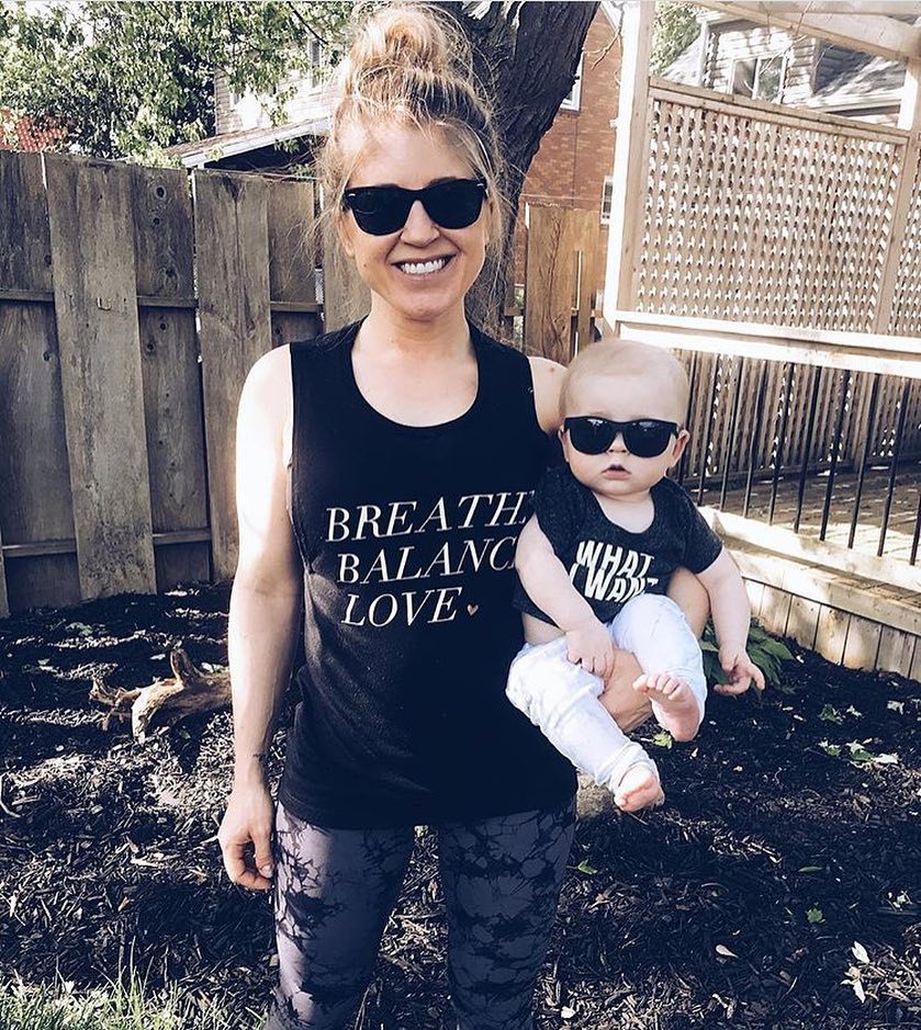 wildedesignco's tweet photo. Cool Mom + cool babe twinning in the best way - matching @mogreenshop shirts! How cute are these two? #repost #toocoolforschool #mogreen #n… https://t.co/4ZZIkI9ifG