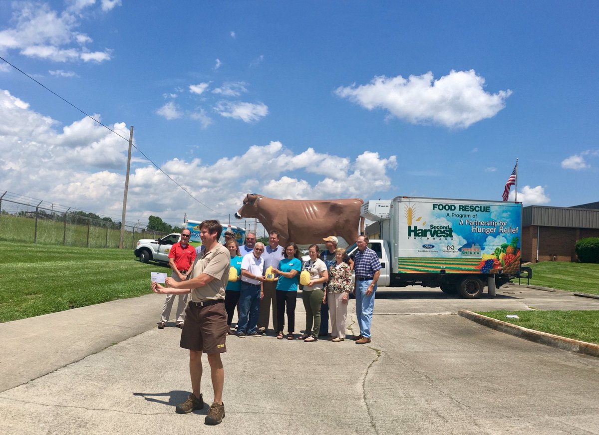 SecondHarvestET's tweet photo. Because of the #RandyDavis Memorial #MilkDrive, milk is made possible to thousands of east Tennesseans! https://t.co/EMG6hEykNU