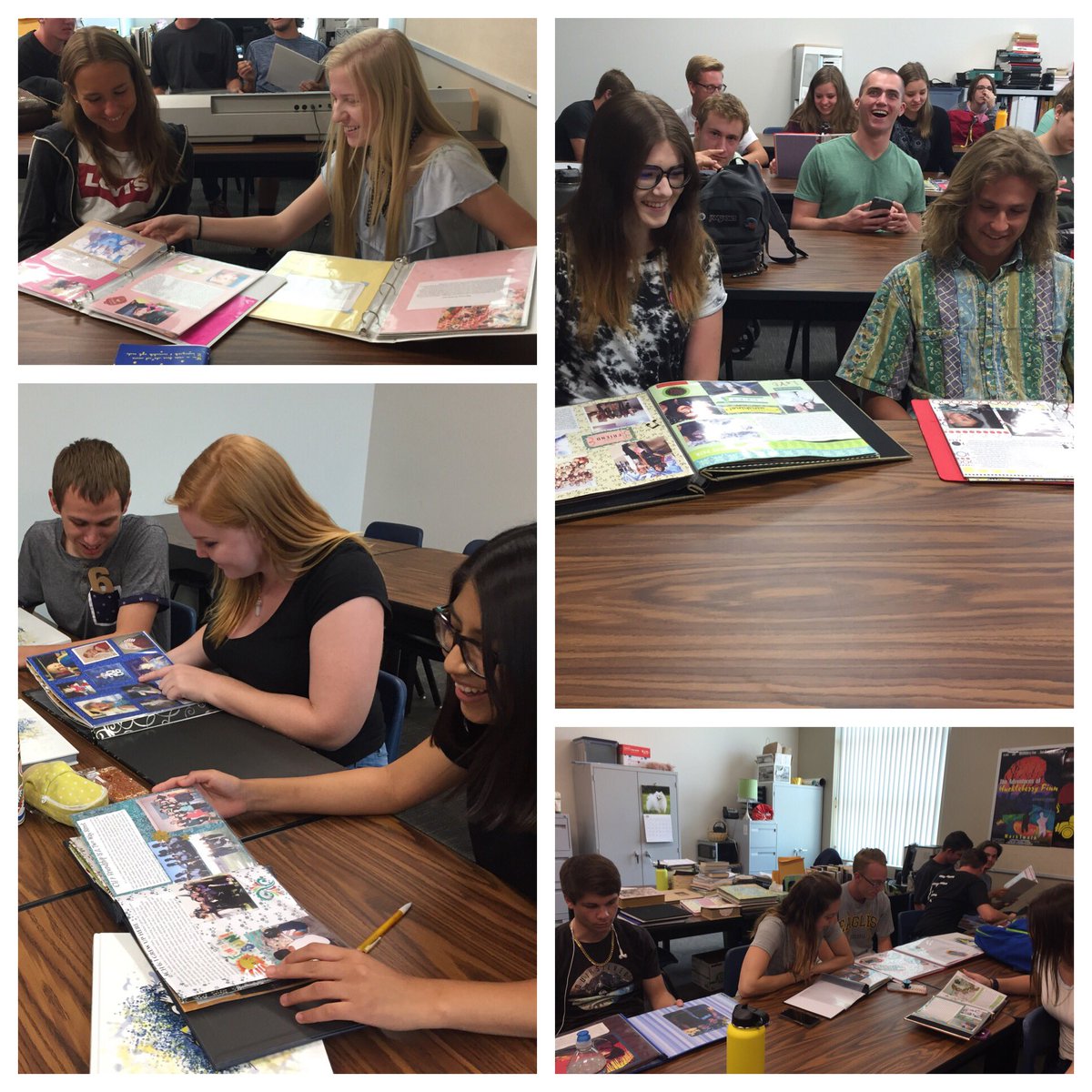boulder_hs's tweet image. Senior scrapbook projects!  #bchs41 #seniorprojects #scrapbookproject