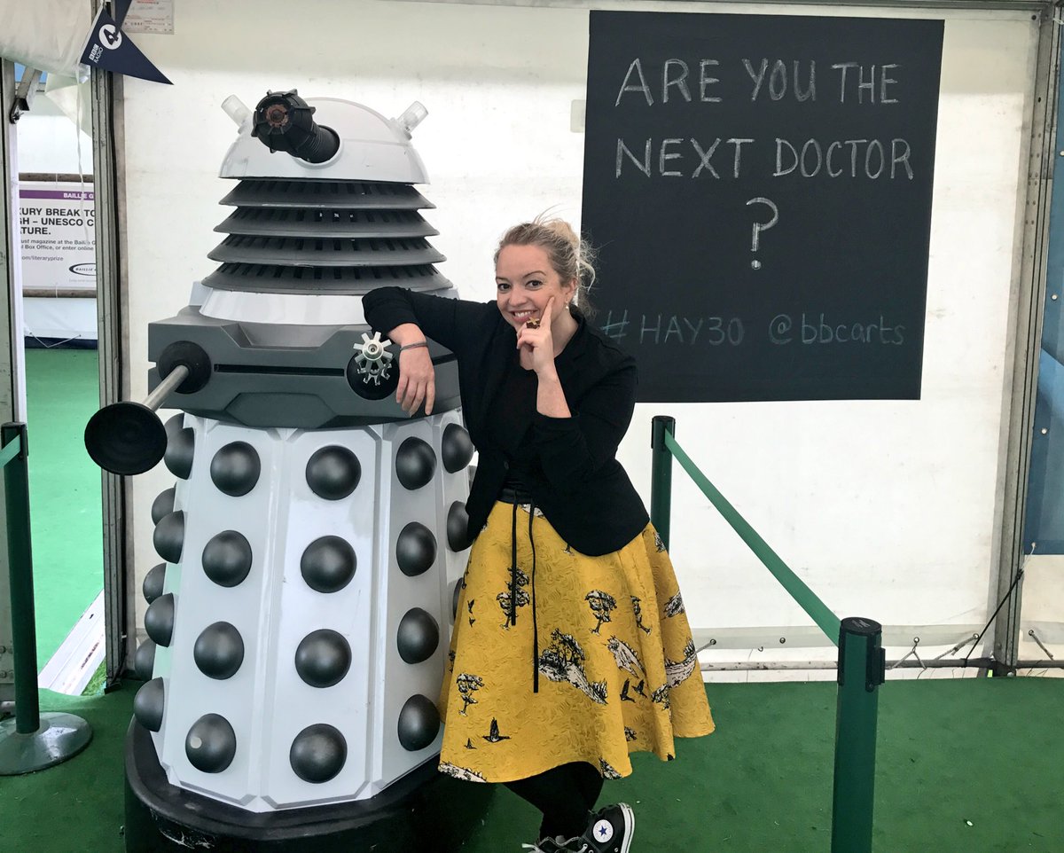 aheyarts's tweet photo. I don't think I am alas... #nextdoctor #doctorwho #hay30 #bbctent #bbchay @bbcarts https://t.co/DGKdWYrpa1