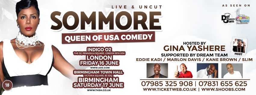 3PointLifestyle's tweet photo. **COMEDY SHOW** @sommoresofunny COMES TO LONDON 16TH JUNE 2017
AT THE O2 INDIGO GET YOUR TICKETS AT https://t.co/TdrA9umOsc https://t.co/clYDAmo4Mr