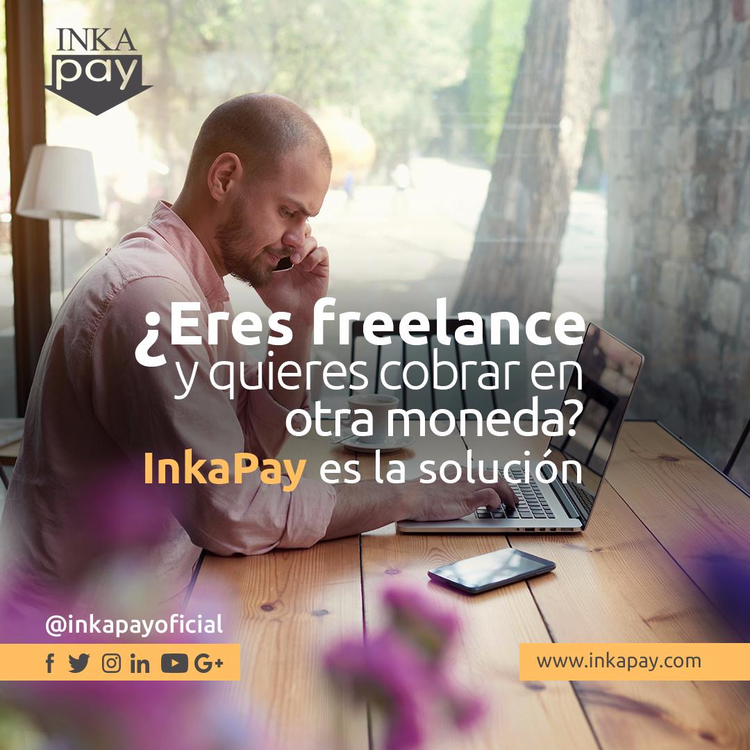 InkaPayOficial's tweet photo. Si eres Freelancer, #Inkapay es tu solución. Manda solicitudes de pagos y recibe el dinero en tu moneda local https://t.co/5k2tuALByN https://t.co/JvztZbOCX2