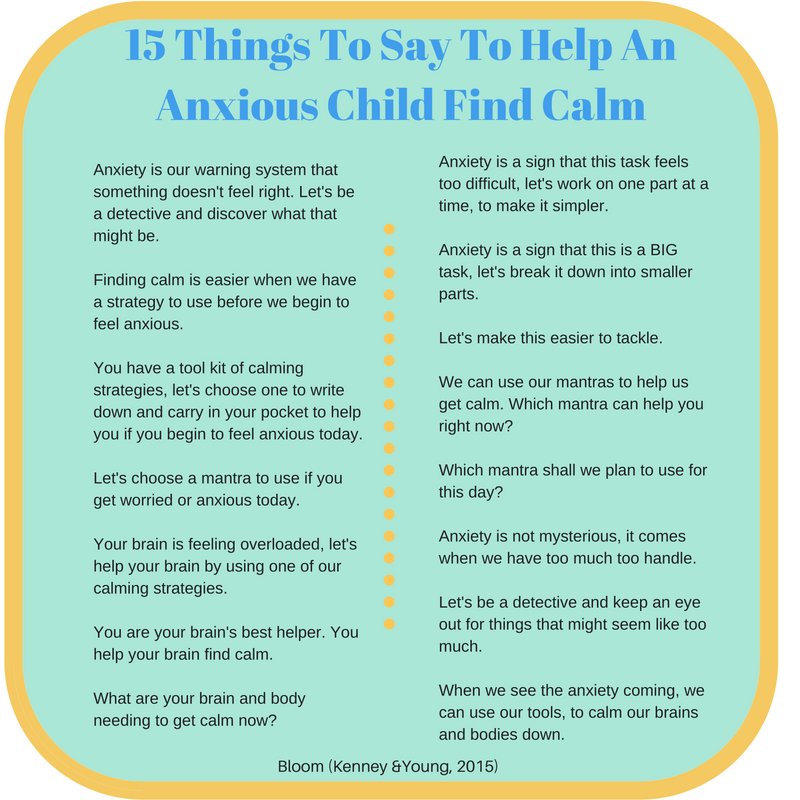 Helping an anxious child self-soothe is an important skill you can teach through language and movement. bit.ly/2eAkwpr