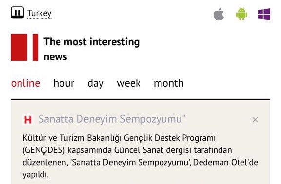 guncelsanat's tweet photo. 'Sanatta Deneyim Sempozyumu'👉🏻 The most interesting news https://t.co/FjdnMVgtTc