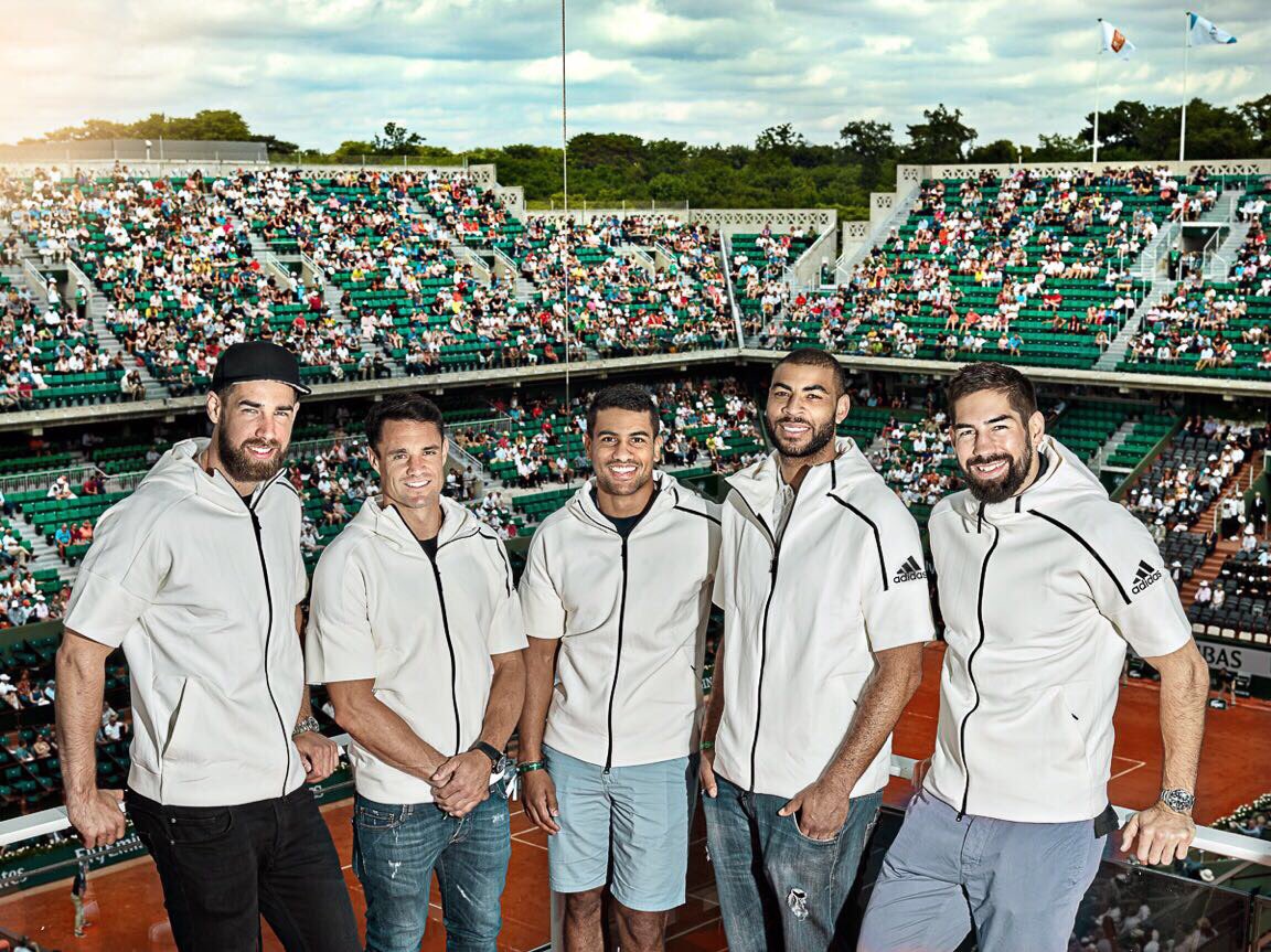 Une belle journée 👌🏾 avec la #Team à #RG17 <a href="/adidasFR/">adidasfr</a> #HereToCreate
