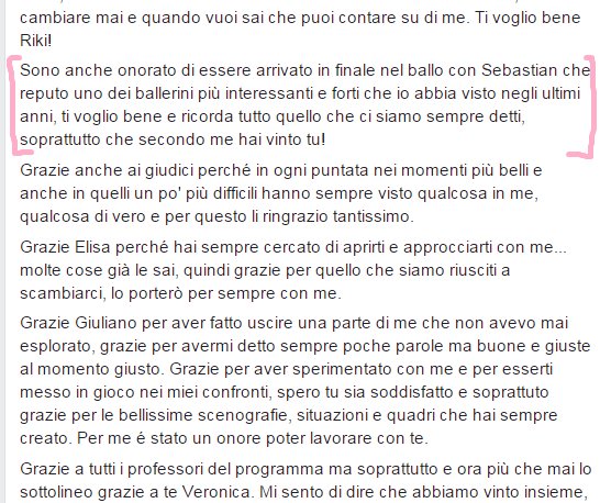 sebameloteam's tweet photo. Le parole carine di @AndreasMuller96 su @SebaMeloo 🌺🌺(Andreas ha capito tutto😘) #amici16 https://t.co/jicdP0KpvJ
