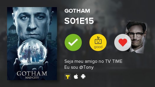 spideyxz's tweet photo. uma série atrasada a menos lalalalala 
 
S01E15 of Gotham! #Gotham  https://t.co/y1zFCbDp2a https://t.co/vcsiMdWEIR