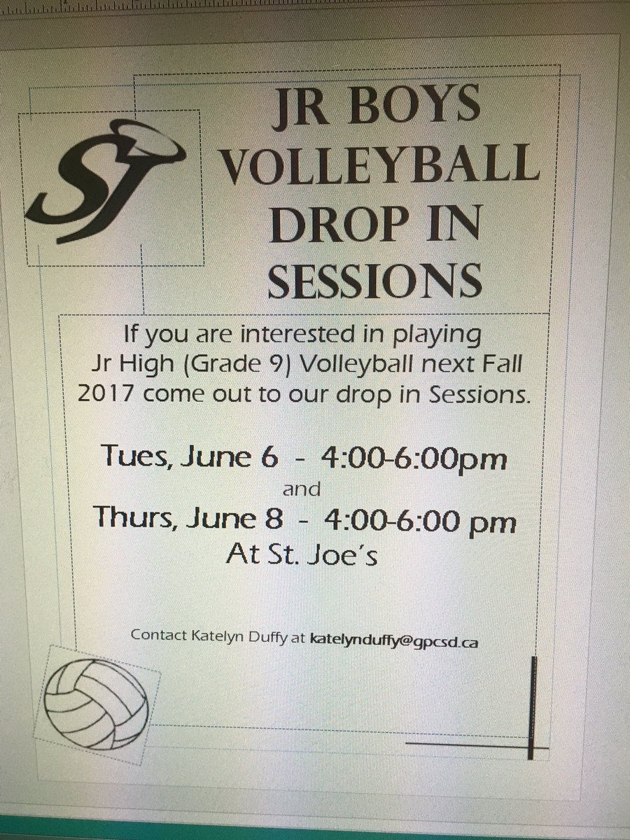 pduffy_44's tweet photo. Any students entering grade 9 next year at st Joe's check it out #gpcsd  @StJoesCHS https://t.co/jeQ84OLCaP