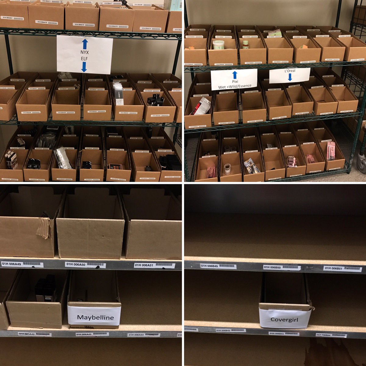 Zacknihart's tweet photo. Giving one of our #FACE areas a facelift with a re-profile to match SF planogram in the BR! #DrivingIn-Stocks @austintarget @CardwellBrie https://t.co/CrwbXEdx0q