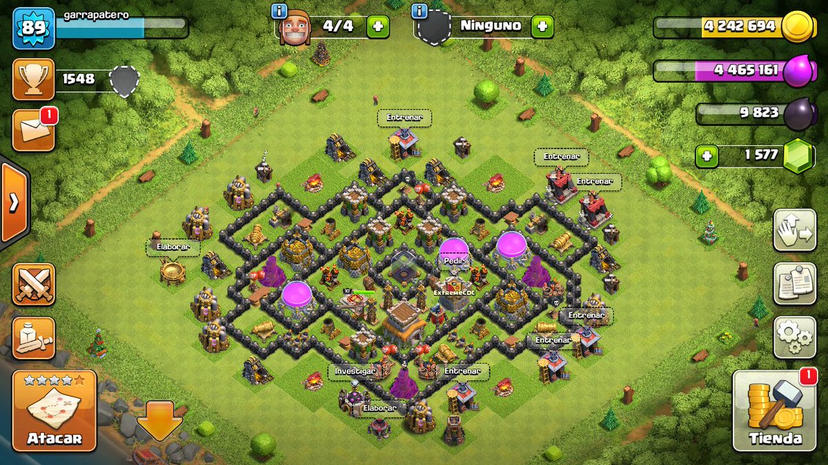 ClanExtremeCOC's tweet photo. Diseño de TH8 ideal para farming y para proteger elixir oscuro #th8farming #th8 #diseñoth8farming #diseñoth8 https://t.co/LGx2fTjNMR