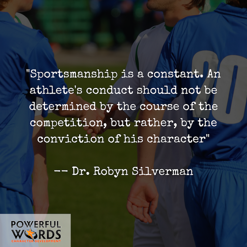 ABKarate's tweet photo. An athlete's conduct should be determined by the conviction of his character. #DrRobyn #PowerfulWords https://t.co/s0IMqbqlmp