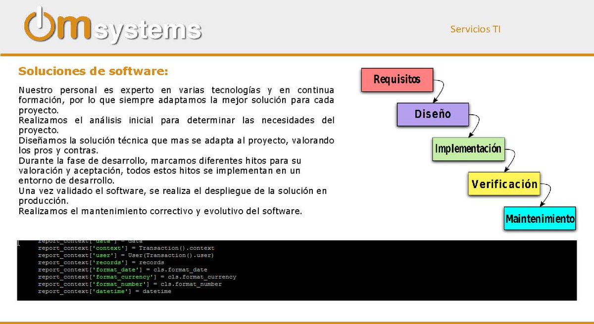 OM Systems-IT.-Soluciones de software.