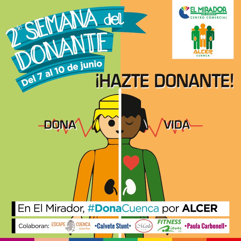 CCMiradorcuenca's tweet photo. Apunta #DonaCuenca con @AlcerCuenca  @MariPazTopChef y mucho más en El Mirador, ¿te apuntas? https://t.co/99myw3BDZB https://t.co/J6Wr49il0w
