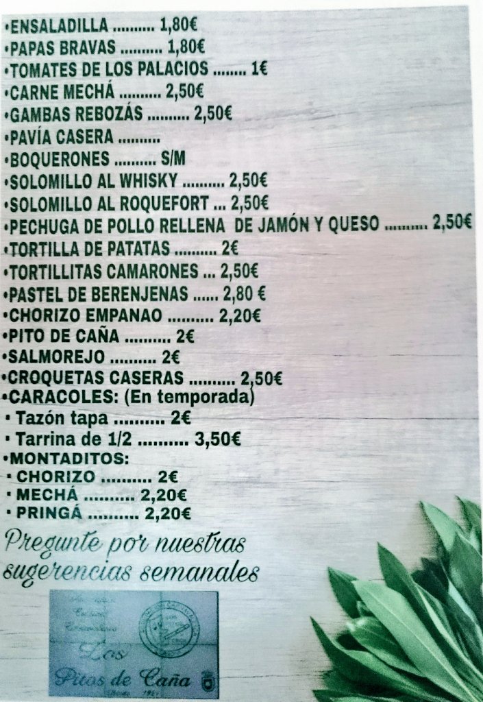 RepostPDC's tweet photo. Ya tenemos nuestra nueva carta de tapas. ¡¡Con ricas novedades!! Ven a probarlas. https://t.co/QSl5Dw99t4