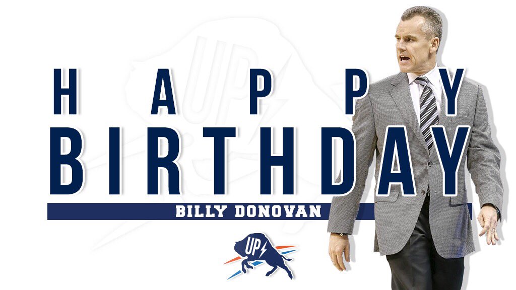 Happy 52nd Birthday to the main man, Billy Donovan! 