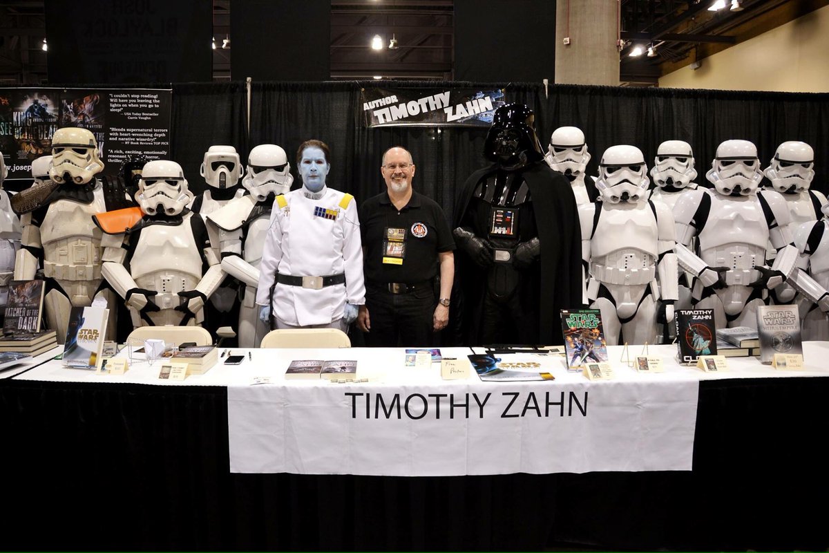 DuneSeaGarrison's tweet photo. Timothy Zahn, creator of Thrawn, thanks the DSG for their support at #PhoenixComicon2017. @501stLegion https://t.co/Qr85l0iL4p https://t.co/3Aj3RkmDjG