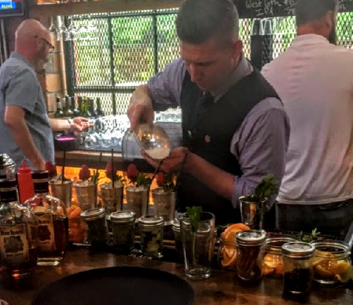 ParlaySocial's tweet photo. The Winn Min Julep - crafted by Parlay's own Oliver Winn - Winner of the 2017 Four Roses Mint Julep Competition - Judge's Choice! https://t.co/BJZi1XJBPQ