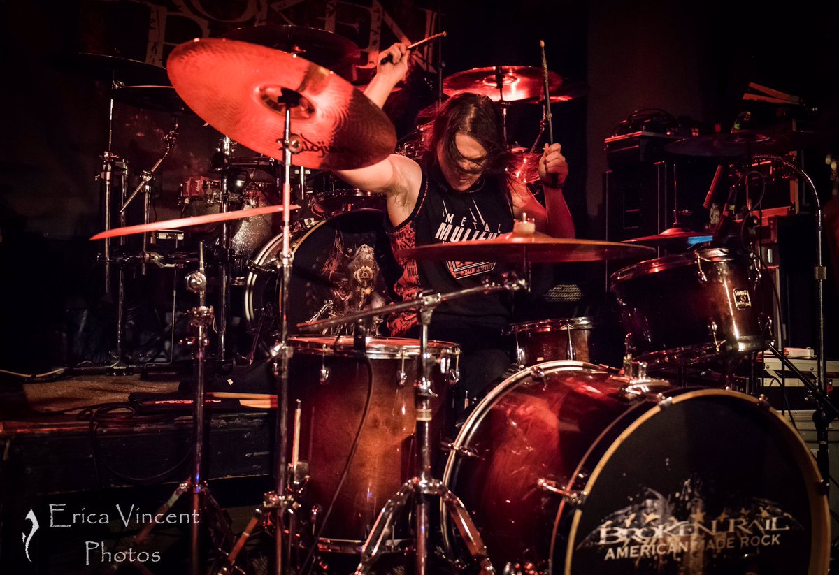 Our very own Alex Hilton doing his thing! Photo by Erica Vincent.  <a href="/metalmulisha/">Metal Mulisha</a> <a href="/ZildjianCompany/">Zildjian Company🌕</a> <a href="/gretsch/">The Gretsch Company</a> <a href="/EvansDrumheads/">EVANS Drumheads</a> <a href="/promarksticks/">ProMark Drumsticks</a>