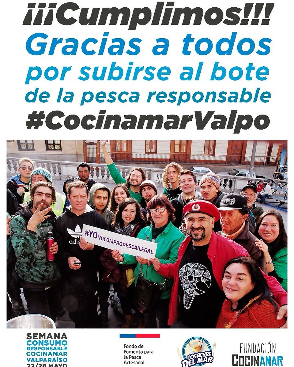 CocinamarChile's tweet photo. Gracias a todos @FondoFomento @exploravalpo @iFValparaiso3iE @pechakucha_VAL @ecomaputravel https://t.co/WGiu6cn8o0