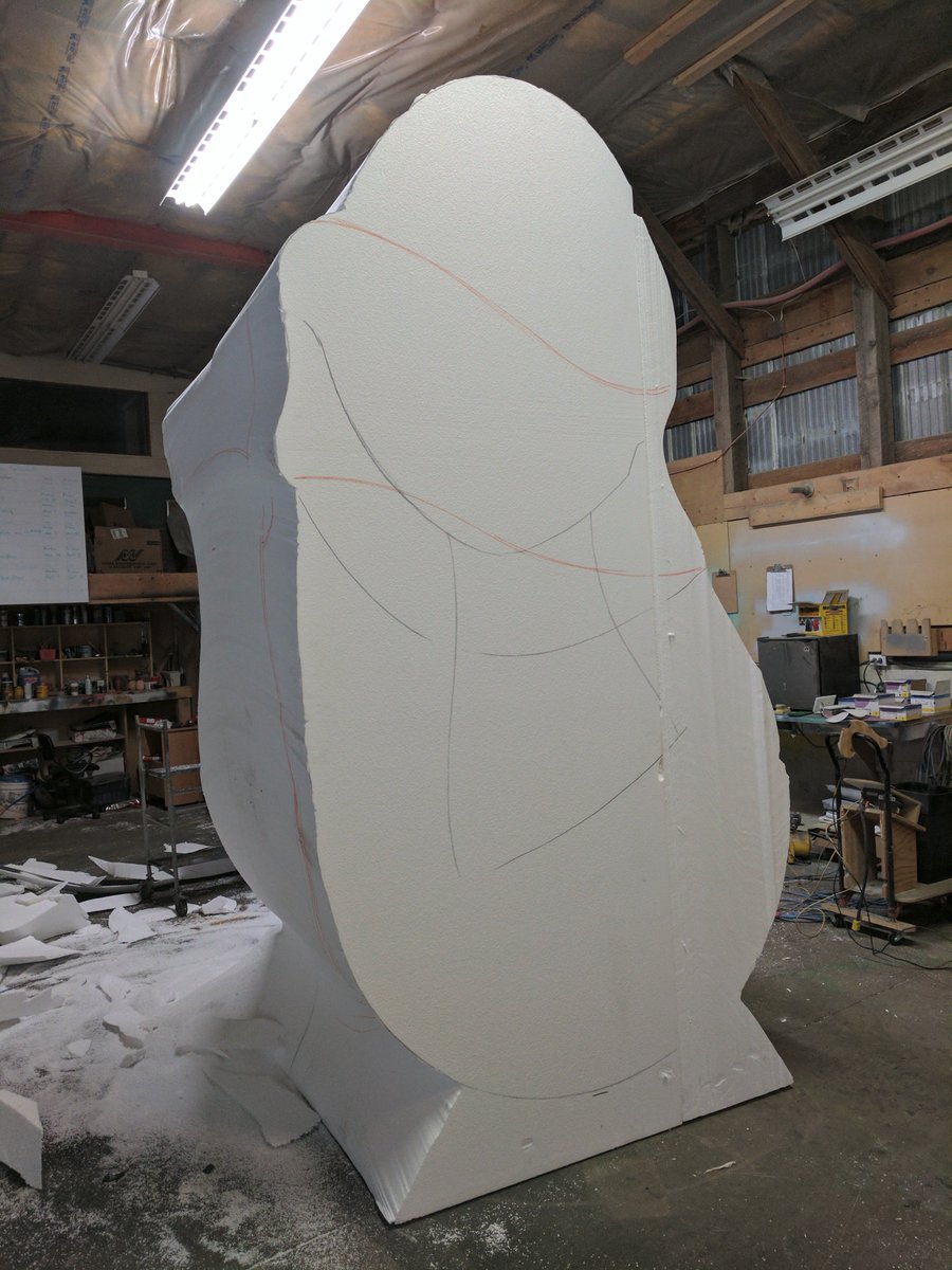 CoolStuffStudio's tweet photo. Peppermint Penguin's metamorphosis is done! Now that he's in his final form, he's off to live in @santasvillageON ! Have fun, big guy! 🐧 https://t.co/Y4zHhQL0nr