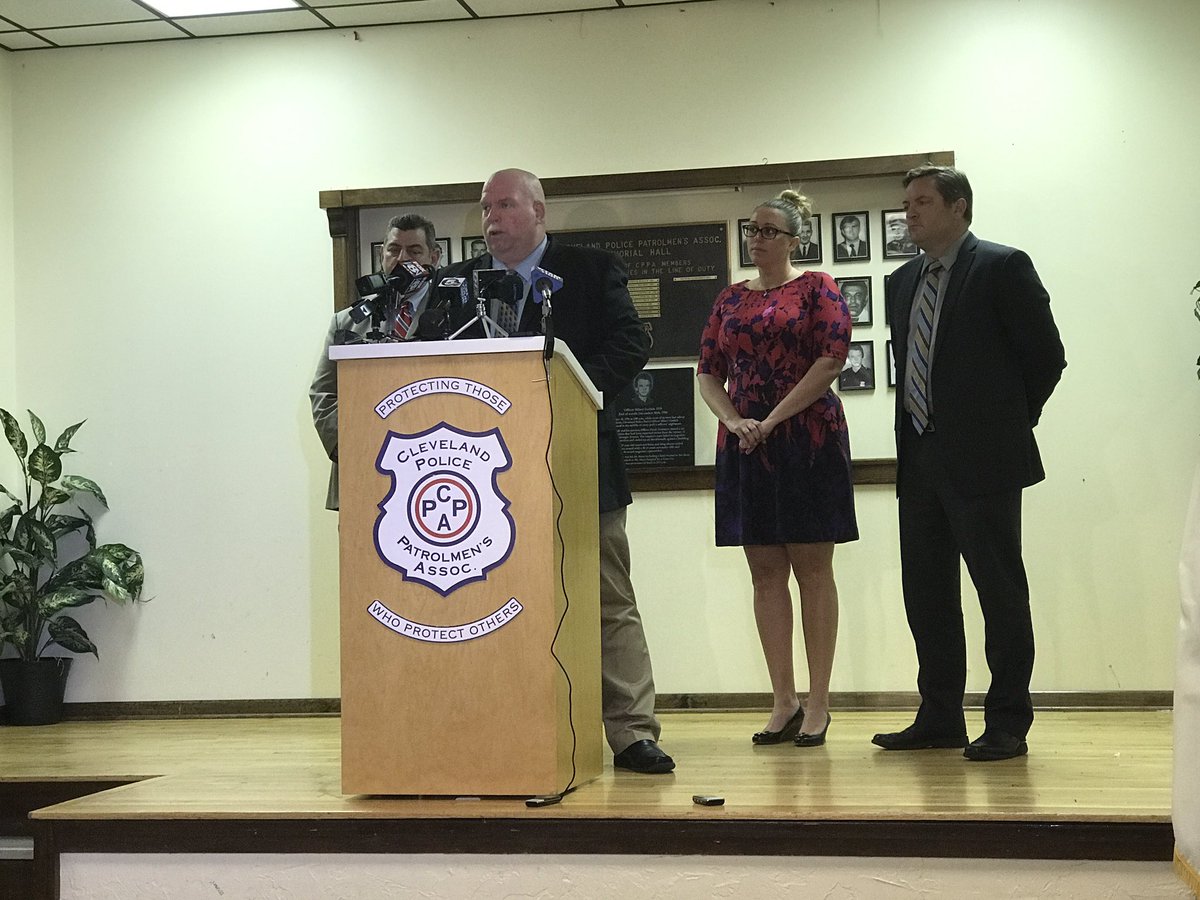 DLCleveland19's tweet photo. CPPA president Steve Loomis comments on firing of Ofc. Tim Loehmann, "Very disappointed" @cleveland19news https://t.co/h7r2HJL3eh