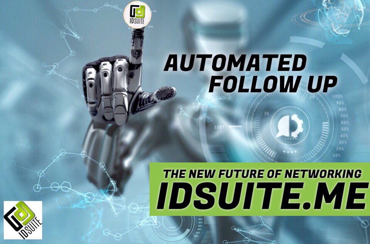 theidsuite's tweet photo. The #future of #networking is here! Get ahold of something powerful that will do the work for you! https://t.co/fLxfwHUoI6 https://t.co/kPHNv1js3d