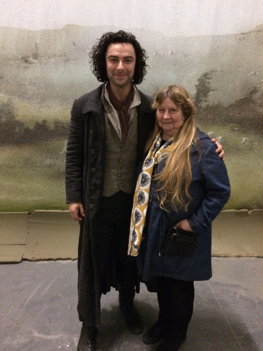 CornishMyst's tweet image. I know he looks scary, but #SeanGilder was absolutely wonderful to me on my VIP #Poldark S3 set visit! 😘