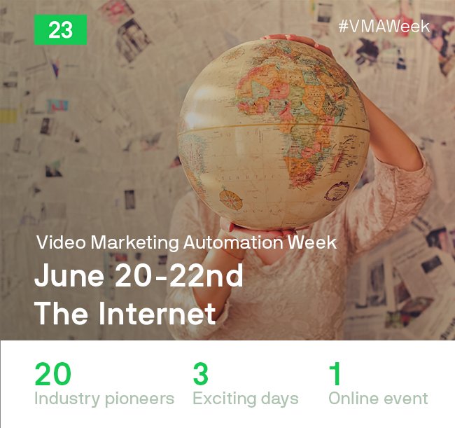 Want to know how video #marketingautomation can empower marketers? Join us bit.ly/2qCSSLo #VMAweek