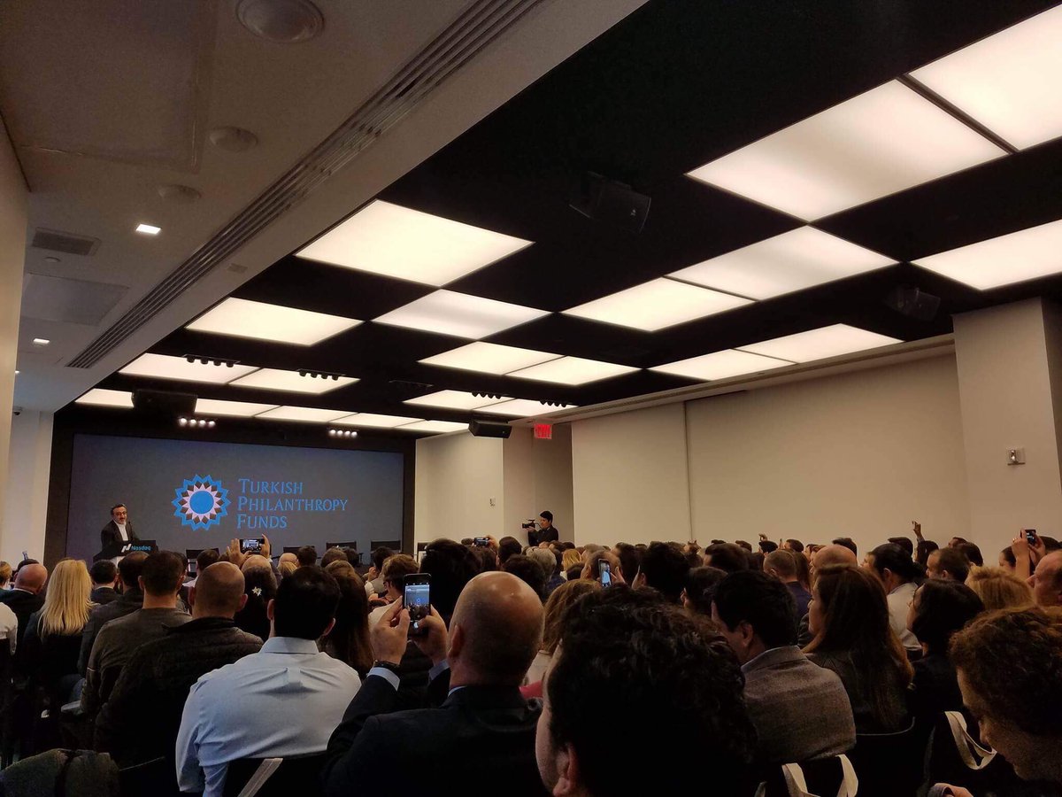 AR_Pandora's tweet photo. Turkish Philanthrophy Funds presents its first ever summit on Entrepreneurship &amp; Innovation. We're listening @hamdiulukaya https://t.co/kqIOoLDn6K