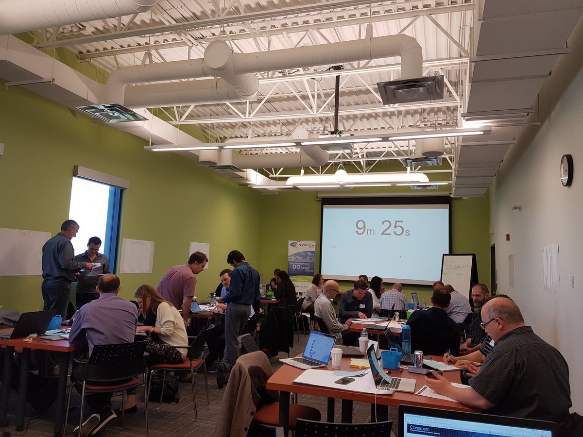Dave_MOSKAL's tweet image. This training room is just buzzing right now! #innovationengineering @inVisionEdge