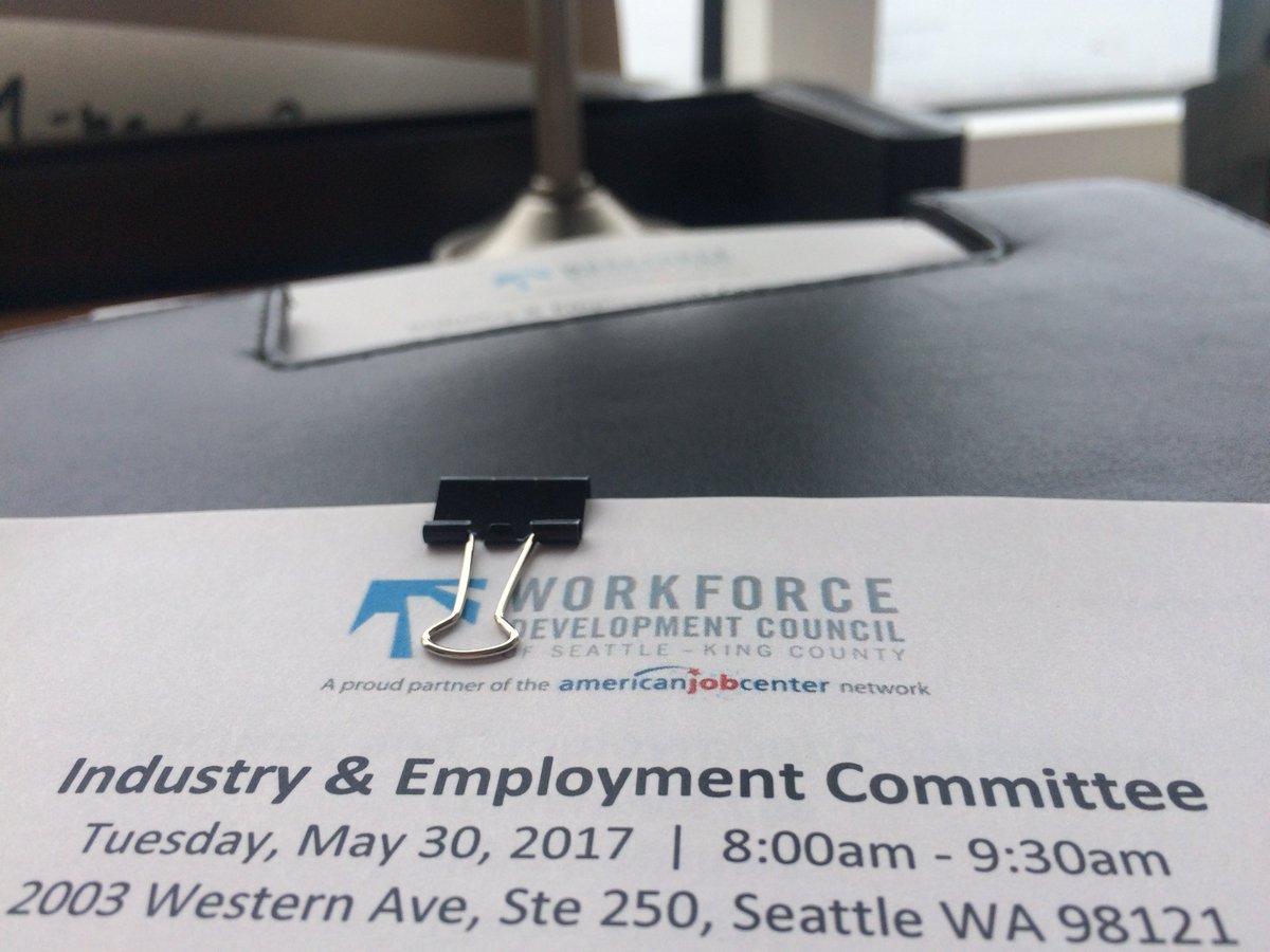 SeattleKingWDC's tweet photo. Min Song: "When I think of #WorkSourceSKC, 3 words come to mind: hope, opportunity & trailblazers." Frm today's Industry & Employ. Mtng https://t.co/67oNogU88p