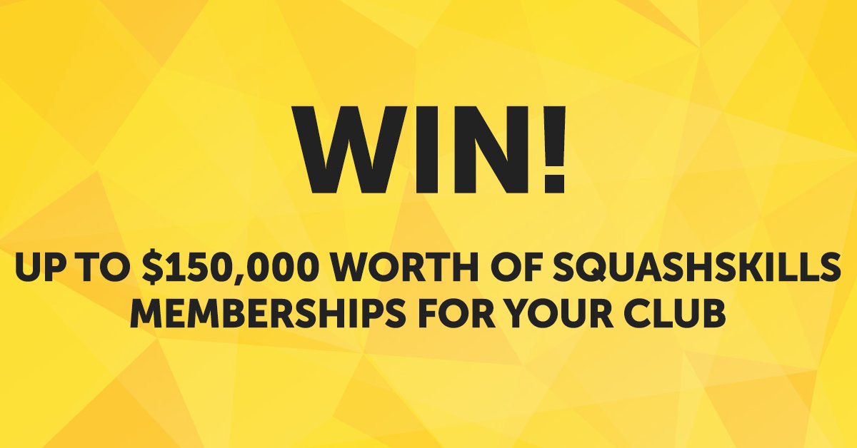Would you like your ENTIRE club to win SquashSkills memberships?

Simply enter &amp; get voting now!   bit.ly/squashcomp17