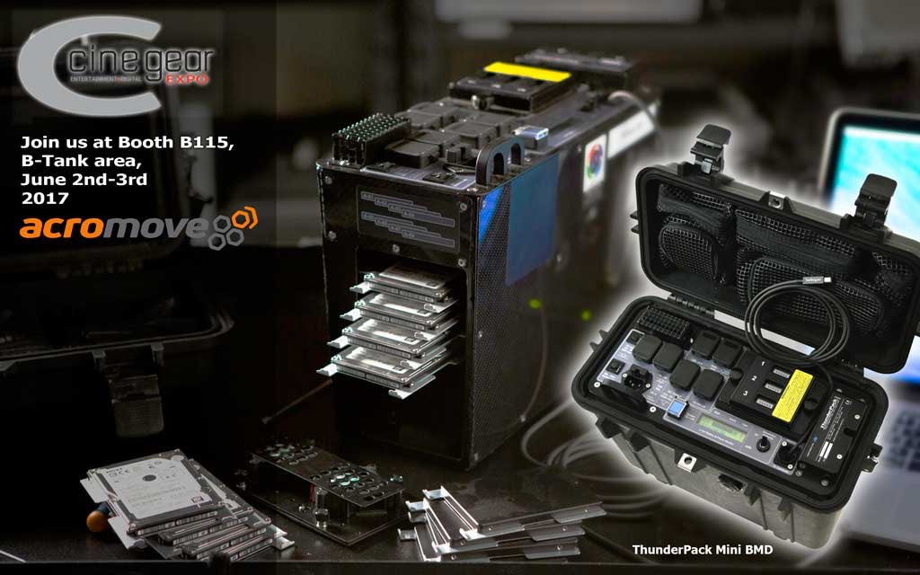 acromove_inc's tweet photo. See us at CineGear, Booth: B115, B-Tank area..
Join now the Powerful all in one #ThunderPackMini Giveaway at https://t.co/uv33o2J5cO https://t.co/ckww25XueO